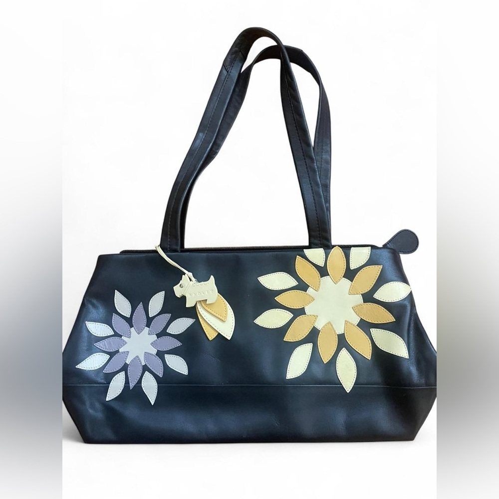 Black Floral Purse